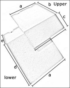 mansard upper and lower tiles